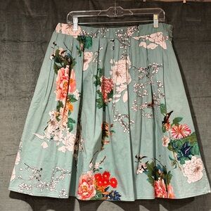 Floral Print Women's A-line Skirt